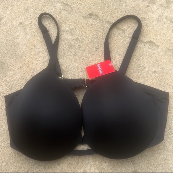 SPANX Swim Black Convertible Bra Top Women's Size 36D NWT - Picture 3 of 8